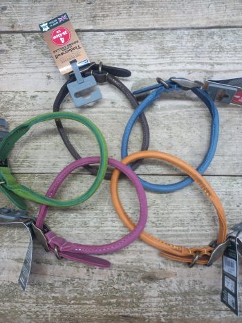 Tia's Leather Collars (colours)